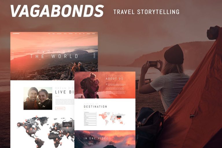 Vagabonds – Personal Travel & Lifestyle Blog WordPress Theme
