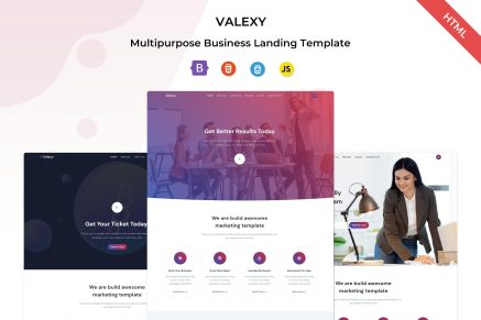 Valexy - Bootstrap Landing Template