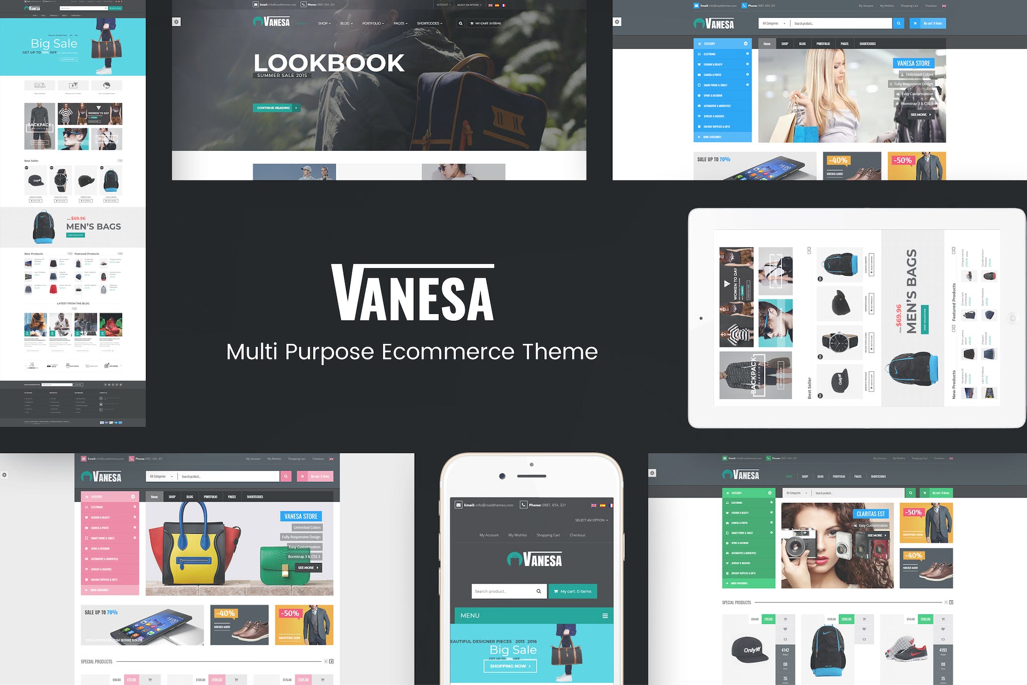 Vanesa- Responsive WooCommerce Fashion 1.4.8 WordPress Theme