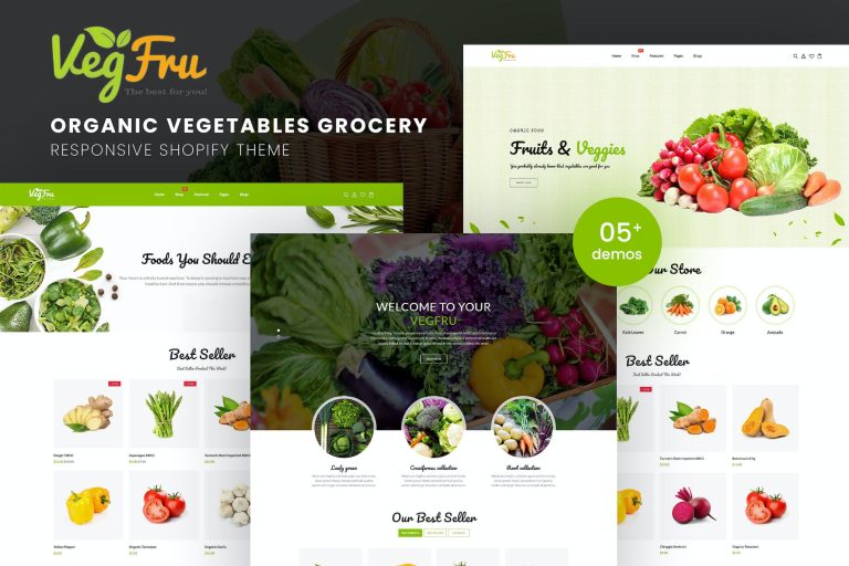 Vegfru – Organic Vegetables Shopify Theme