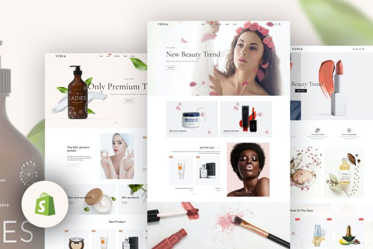Venia – Beauty & Cosmetics Shop Shopify Theme