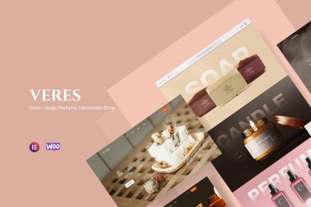 Veres- Handmade Soap & Candles Shop 1.0.7 WordPress Theme