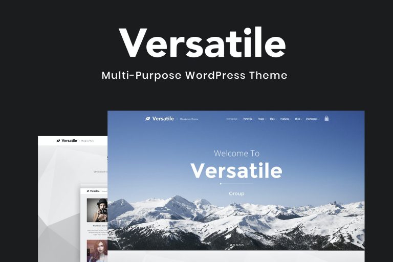 Versatile – Multi-purpose WordPress Theme