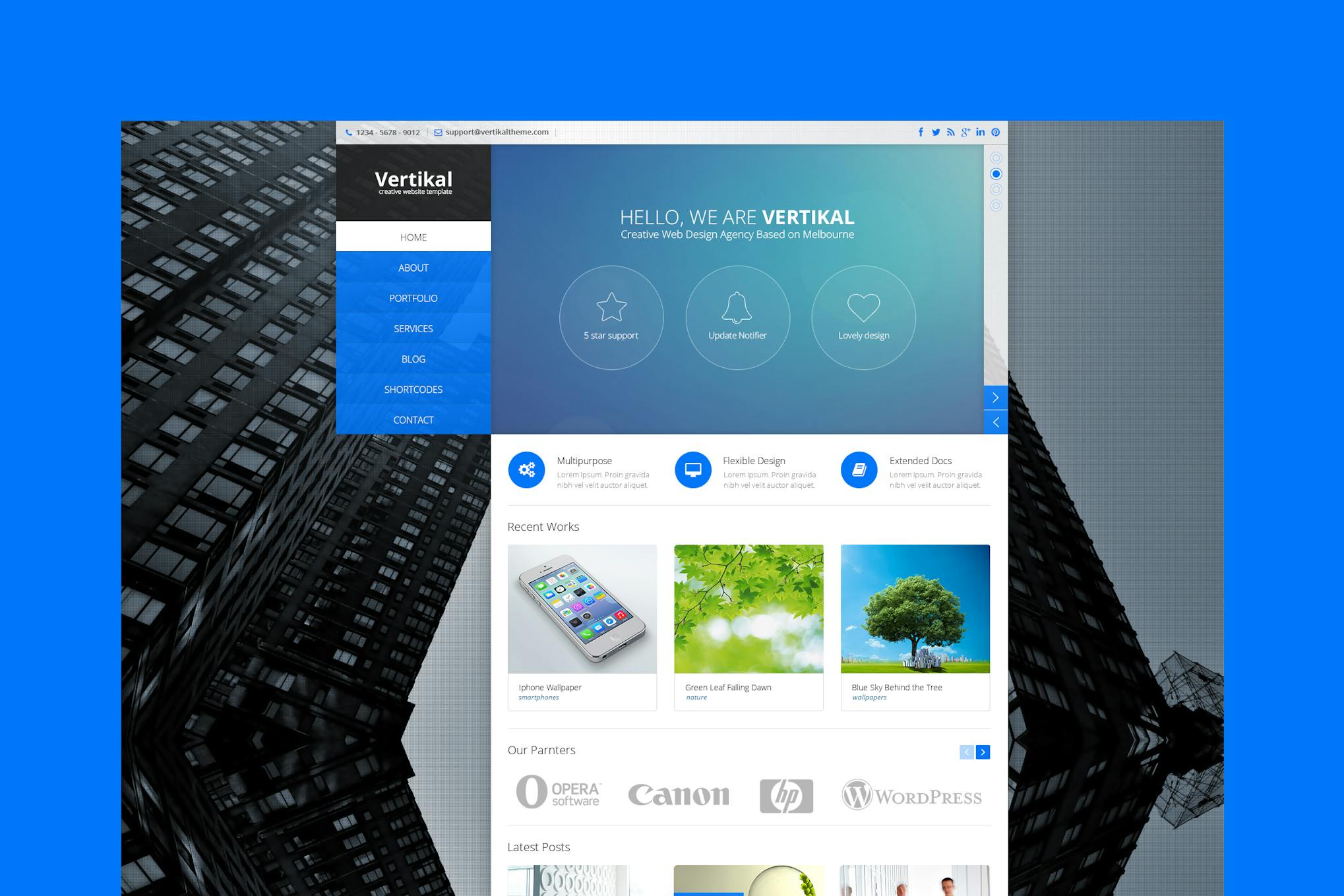 Vertikal - Multipurpose HTML Template