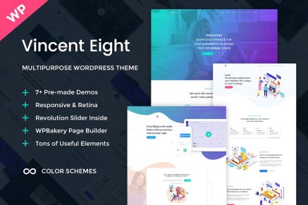 Vincent Eight - Multipurpose WordPress Theme 1.2