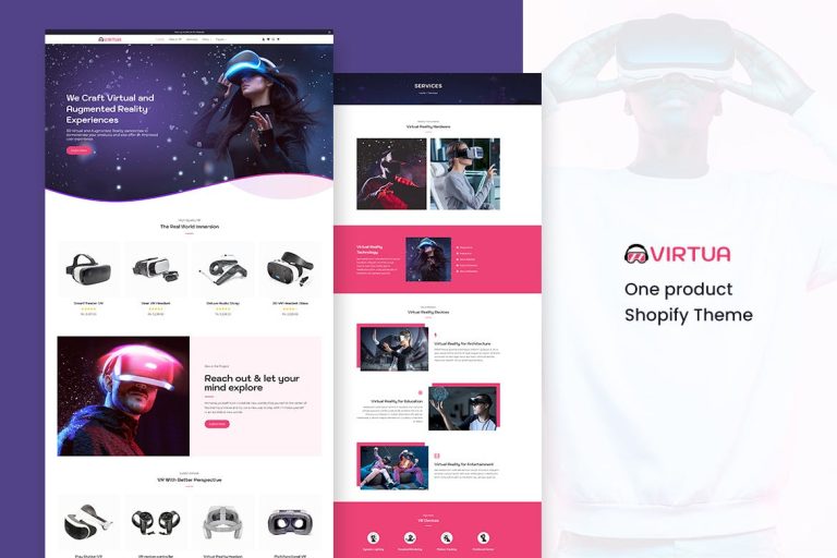 Virtux – One Product Store Shopify Template