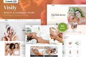 Visily – Spa & Cosmetic Beauty Shopify Theme