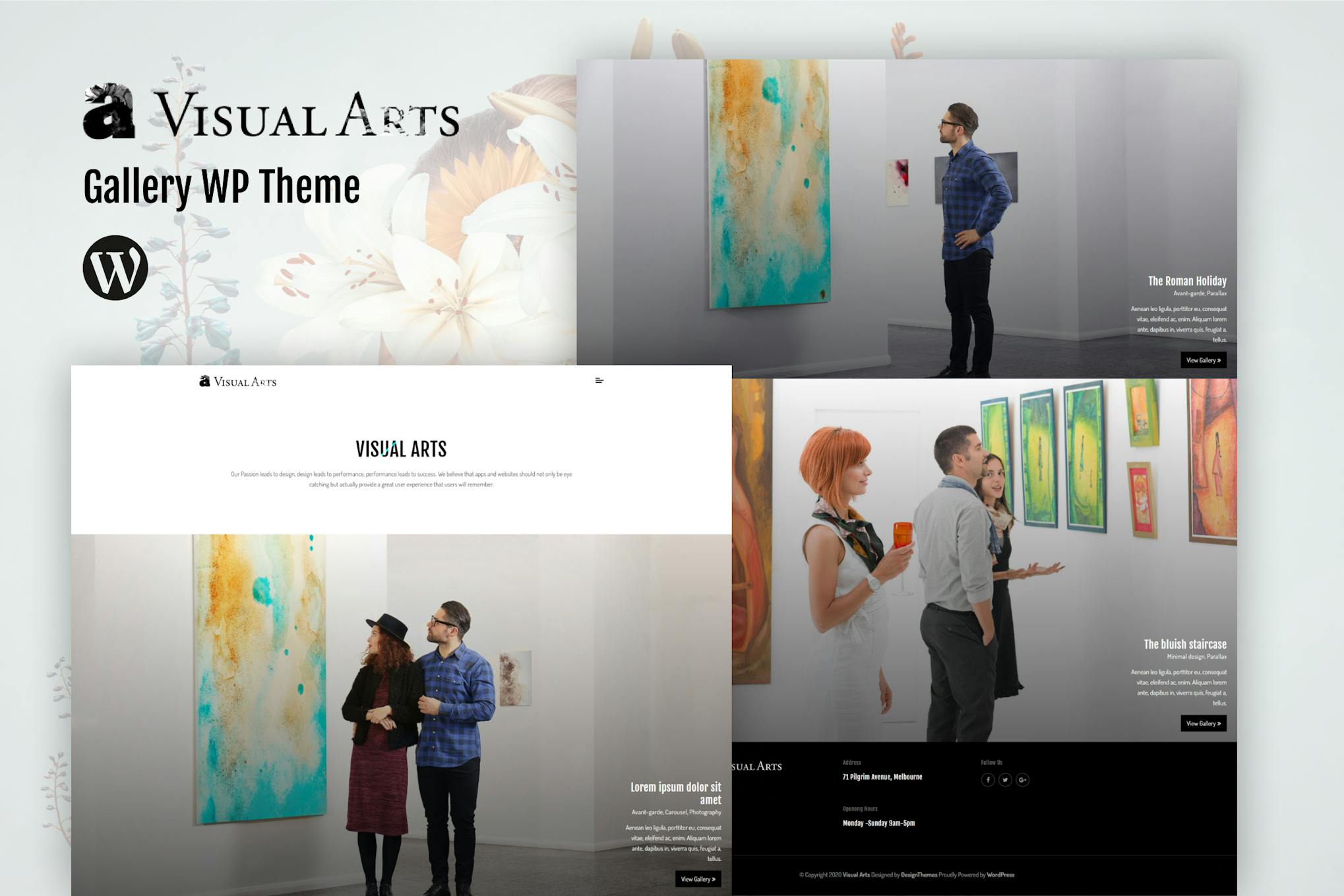 Visual Art | Gallery WordPresss Theme 2.4
