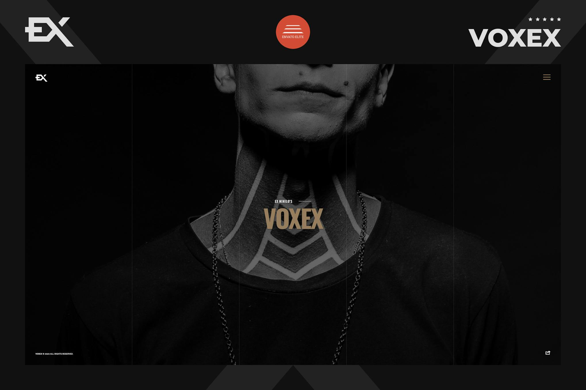 Voxex - Photography Portfolio Template