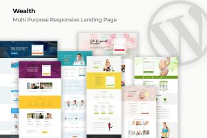 Wealth – Multi-Purpose Landing Page WordPress Theme