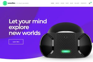 Weedles – Virtual Reality Landing Page & Store WordPress Theme