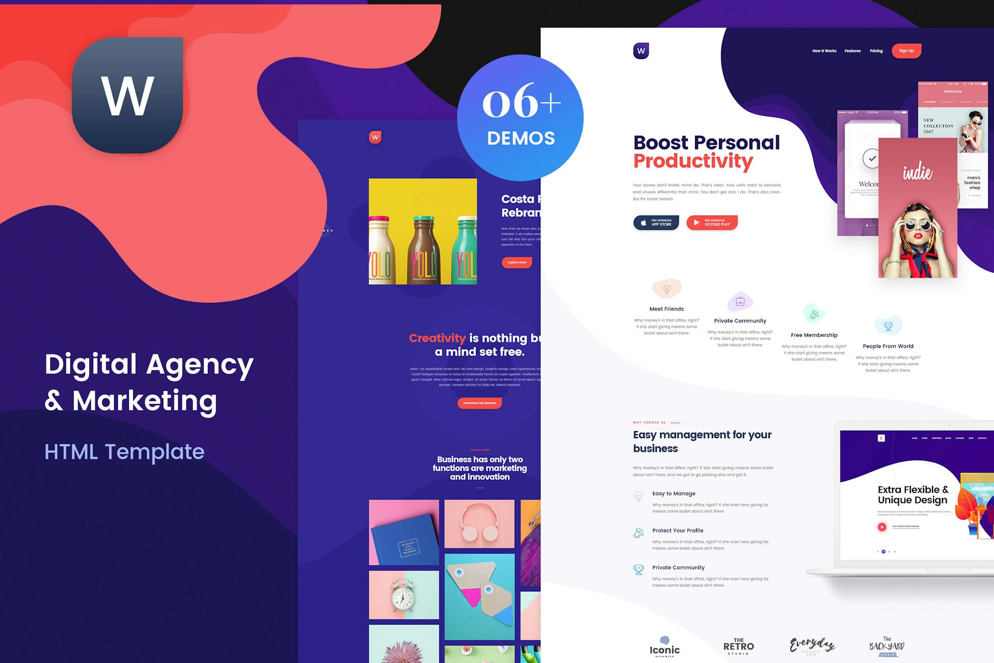 Wekala - Digital Agency & Marketing HTML Template