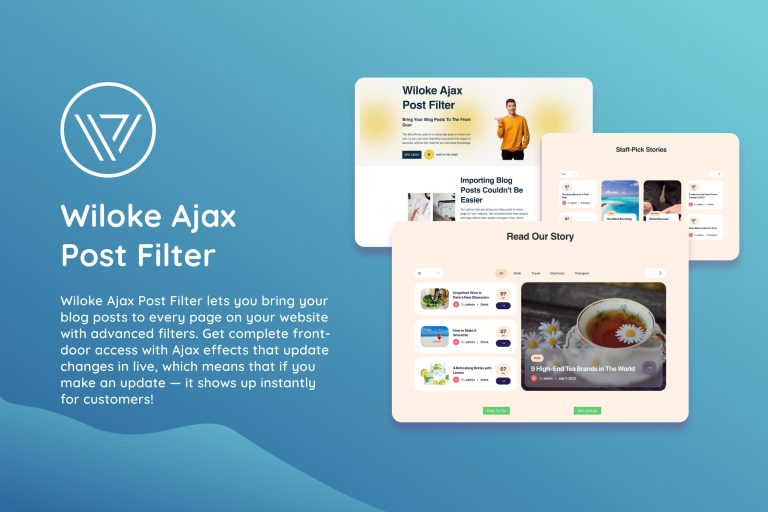 Wiloke Ajax Blog Post Filter Wiloke
