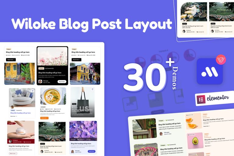 Wiloke Blog Layouts For Elementor
