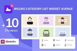 Wiloke Categories List Avenue Widget for Elementor