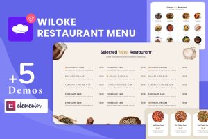 Wiloke Restaurant Menu for Elementor