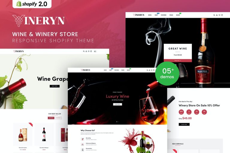 Wineryn – Wine & Winery Responsive Shopify Theme
