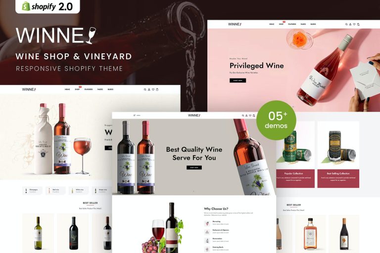 Winne – Wine & Winery Responsive Shopify Theme