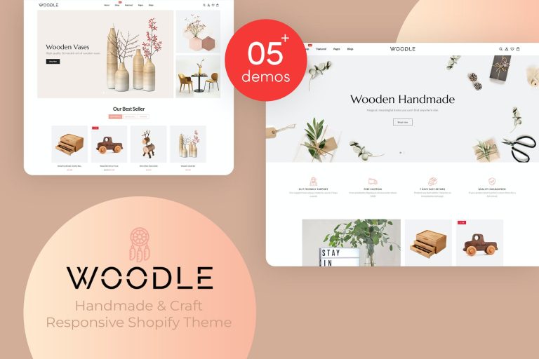 Woodle – Handmade & Craft Responsive Shopify Theme