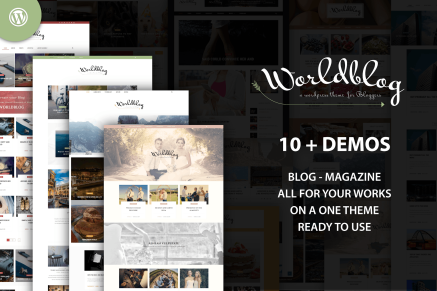 Worldblog- Blog and Magazine 1.0 WordPress Theme