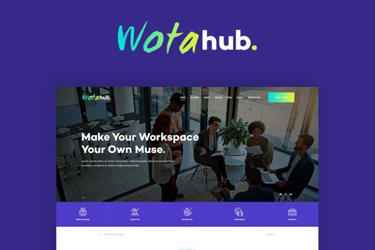 WotaHub WordPress Theme