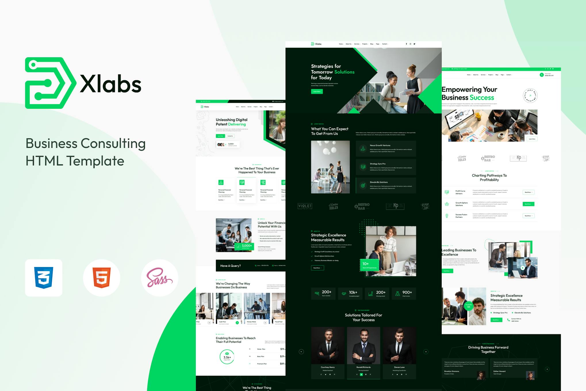 Xlab - Business Consulting HTML Template