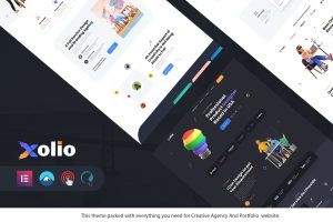 Xolio – Creative Agency & Portfolio WordPress Theme
