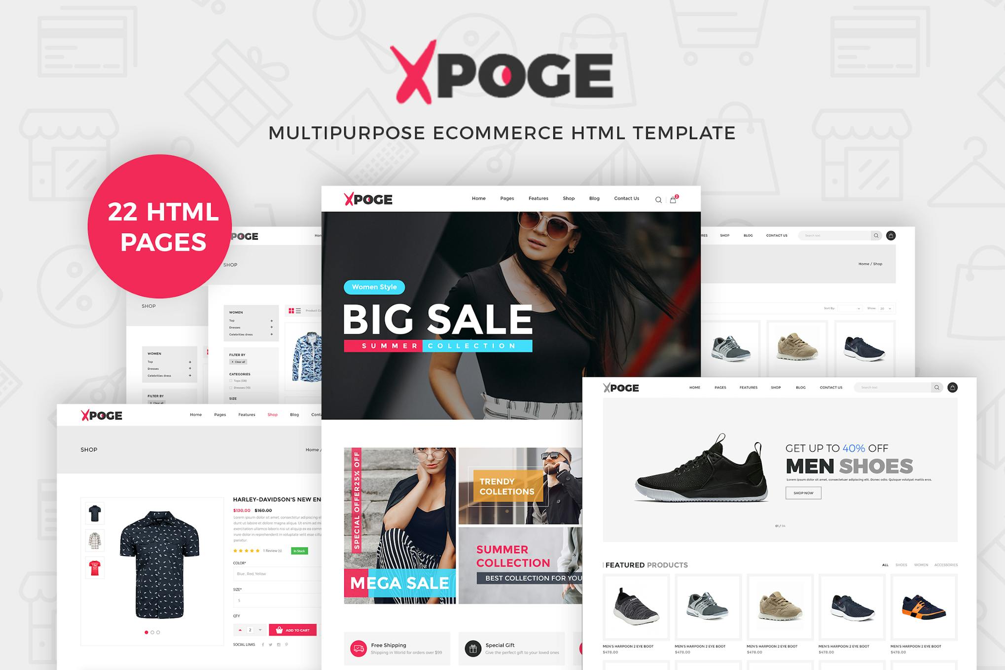 Xpoge - Multipurpose eCommerce HTML Template