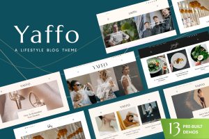 Yaffo – A Lifestyle Personal Blog WordPress Theme