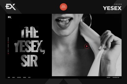 Yesex - Creative One Page Portfolio Template