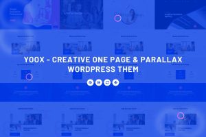Yoox – Creative One Page & Parallax WordPress Them