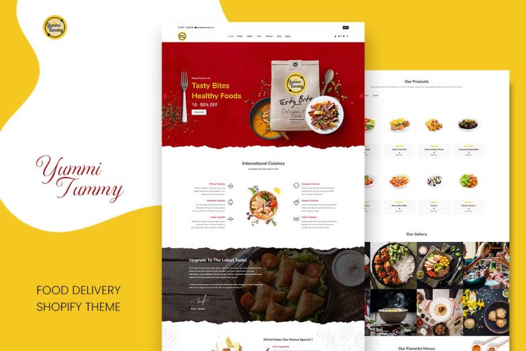 Yummi – Food Delivery Shopify Theme