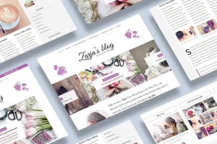 Zarja- Blog 2.2 WordPress Theme