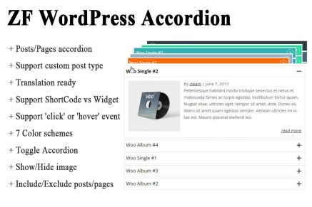 ZF WordPress Accordion 1.0.0