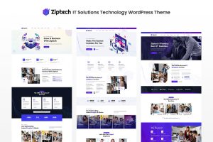 Ziptech – IT Solutions Technology WordPress Theme