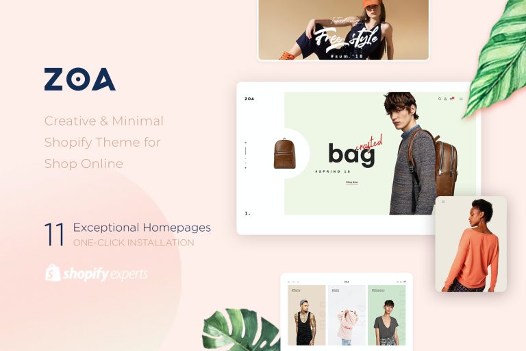 Zoa – Minimalist Shopify Theme
