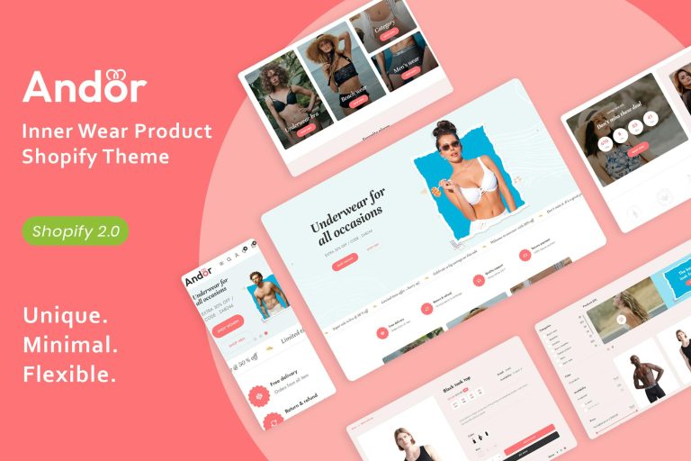 Andor – Inner Wear Product Shopify Theme