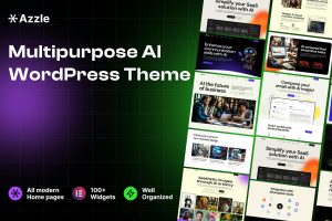 Azzle – SaaS & Tech Startup Elementor WordPress