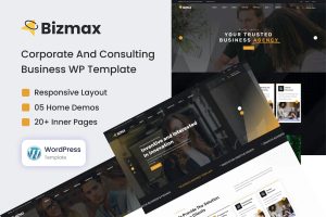 Bizmax – Corporate Business WordPress Theme