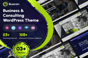 Buscon – Consulting Business WordPress Theme