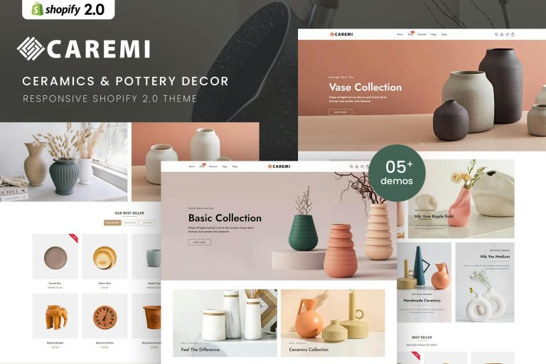 Caremi – Ceramics & Pottery Decor Shopify Theme