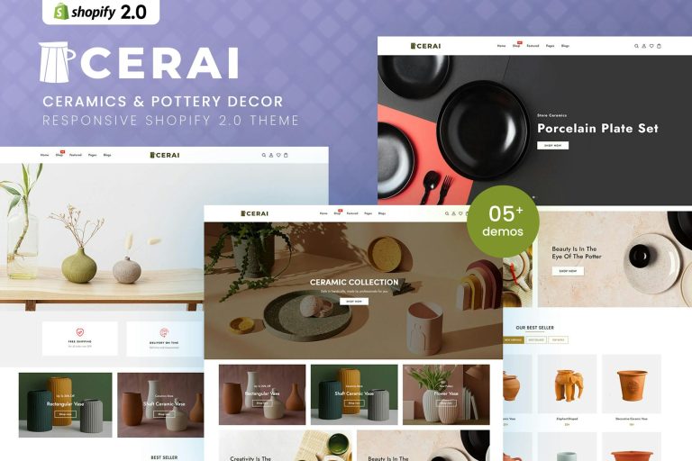 Cerai – Ceramics & Pottery Decor Shopify Theme