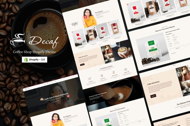 Decaf – Coffee Shop Shopify Theme