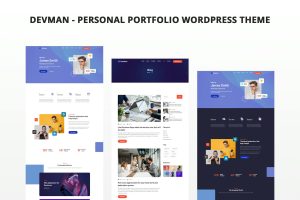 Devman – Personal Portfolio WordPress Theme