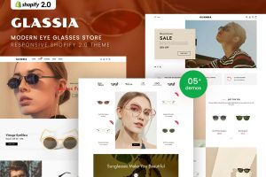 Glassia – Modern Eye Glasses Shopify Theme
