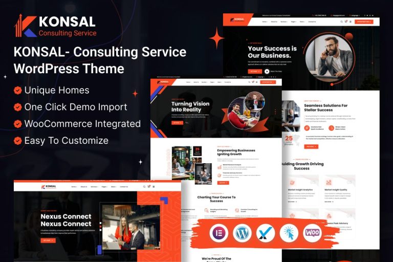 Konsal – Corporate Business & Consulting WordPress
