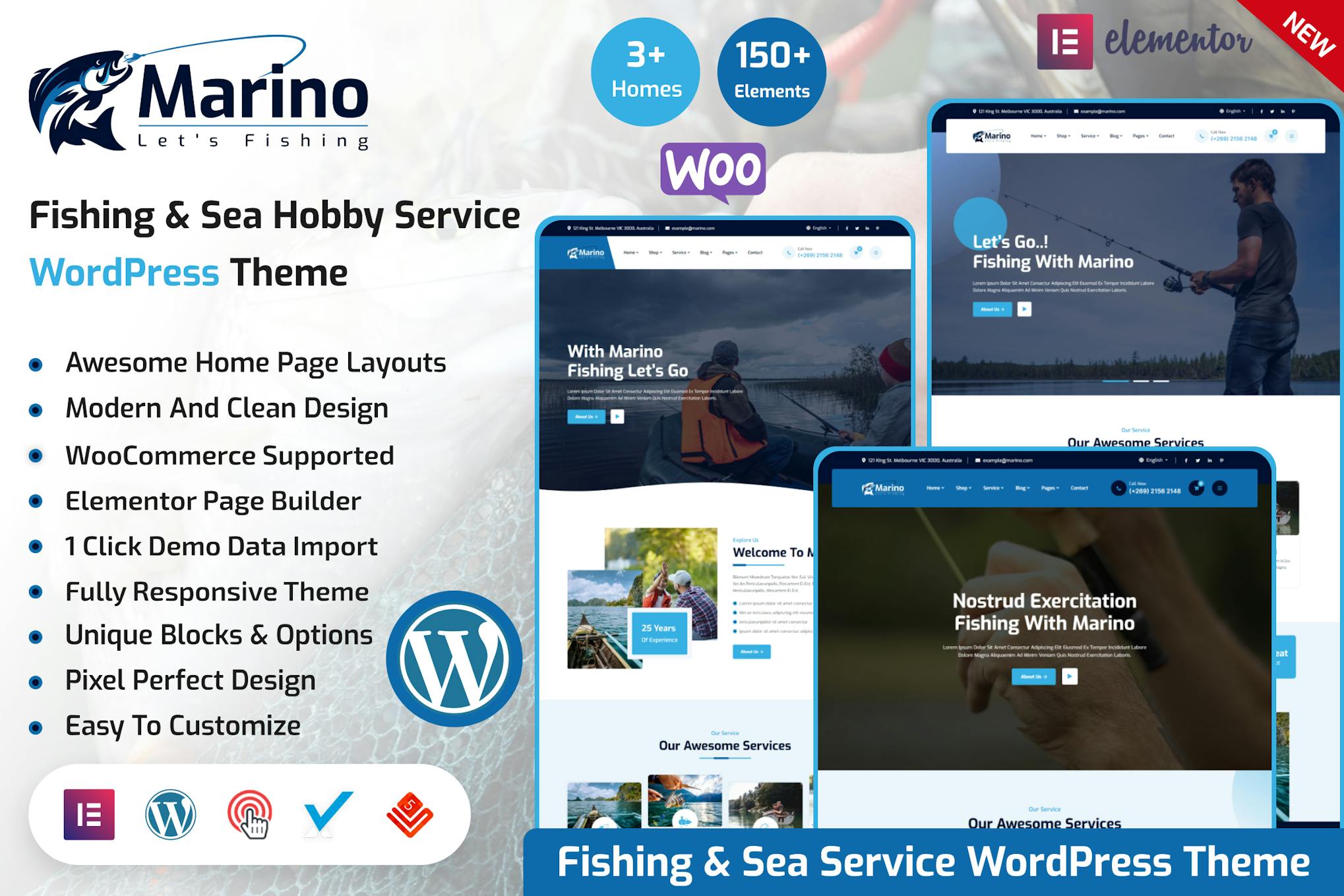 Marino - Fishing & Sea Hobby WordPress Theme 1.1.7
