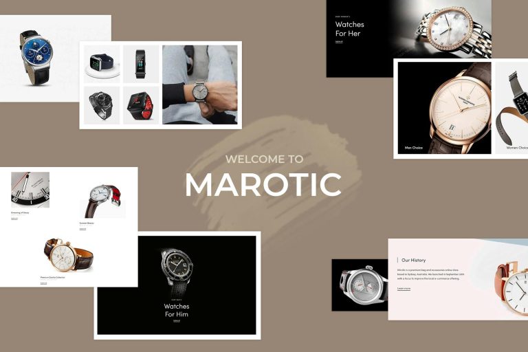 Marotic – Minimal & Clean Watch Shopify Theme
