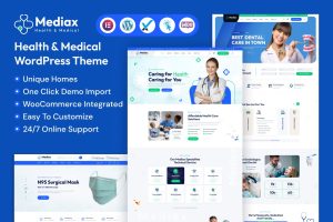 Mediax – Health & Medical WordPress Theme