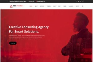 RedBiz – Finance & Consulting Multi-Purpose Theme